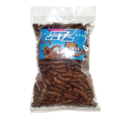 

SNACK KILOAN INDOFOOD JETZ COKELAT CHOCO FIESTA KEMASAN KURLEB 200 GRAM