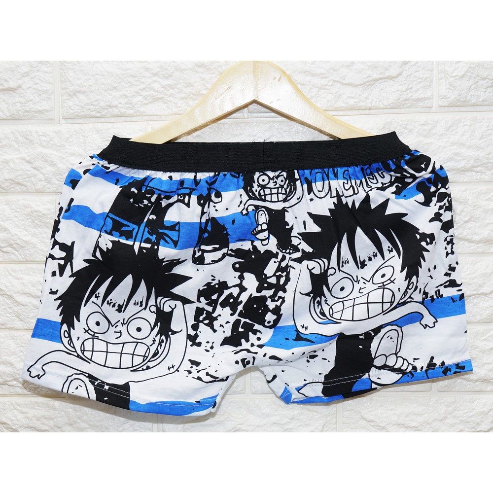 Celana  Pria / Celana Boxer Pria Wanita / Celana Motif Luffy Run