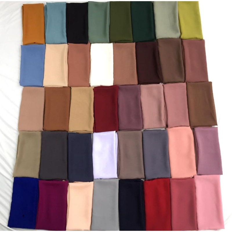 GROSIR JILBAB SEGIEMPAT (50 PCS) / SEGIEMPAT GROSIR / PAKET USAHA JILBAB BELLA SQUARE/ PAKET USAHA K