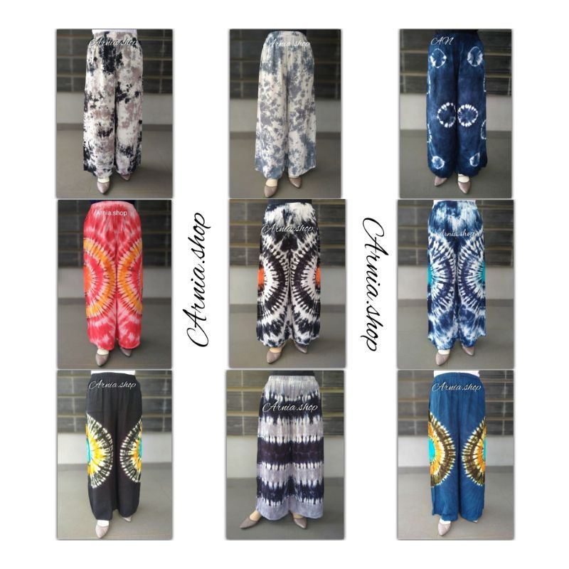 KULOT PANJANG KULOT SANTAY KULOT MODEL BALI-RANDOM