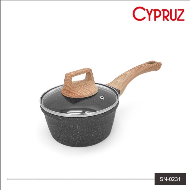 BACA DESKRIPSI SN 0231 saucepan panci + tutup granite GREBLON series 16cm cypruz