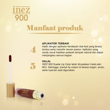 Inez Suede Lip Color 7 gr / Inez 900 Suede Lip Color / Lip Cream