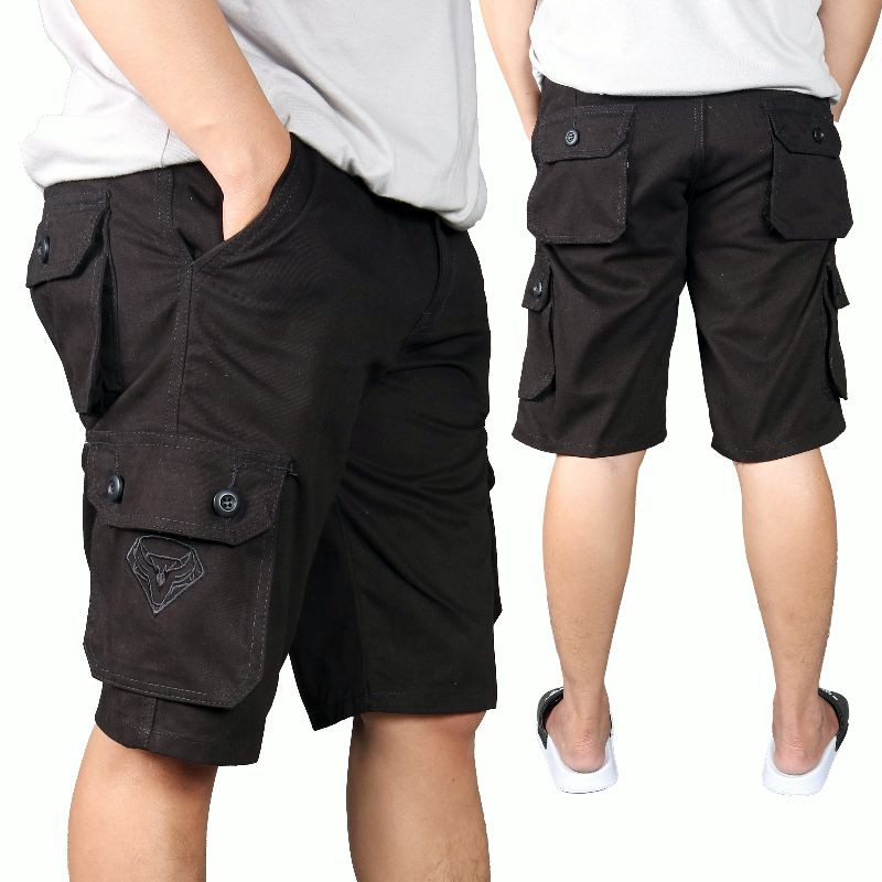 Celana Cargo Pendek Pria Celana Distro Original Lokal Brand Bullshirt