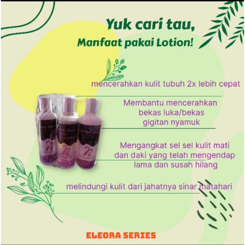 Body lotion Eleora nieuwhite [mencerahkan kulit]