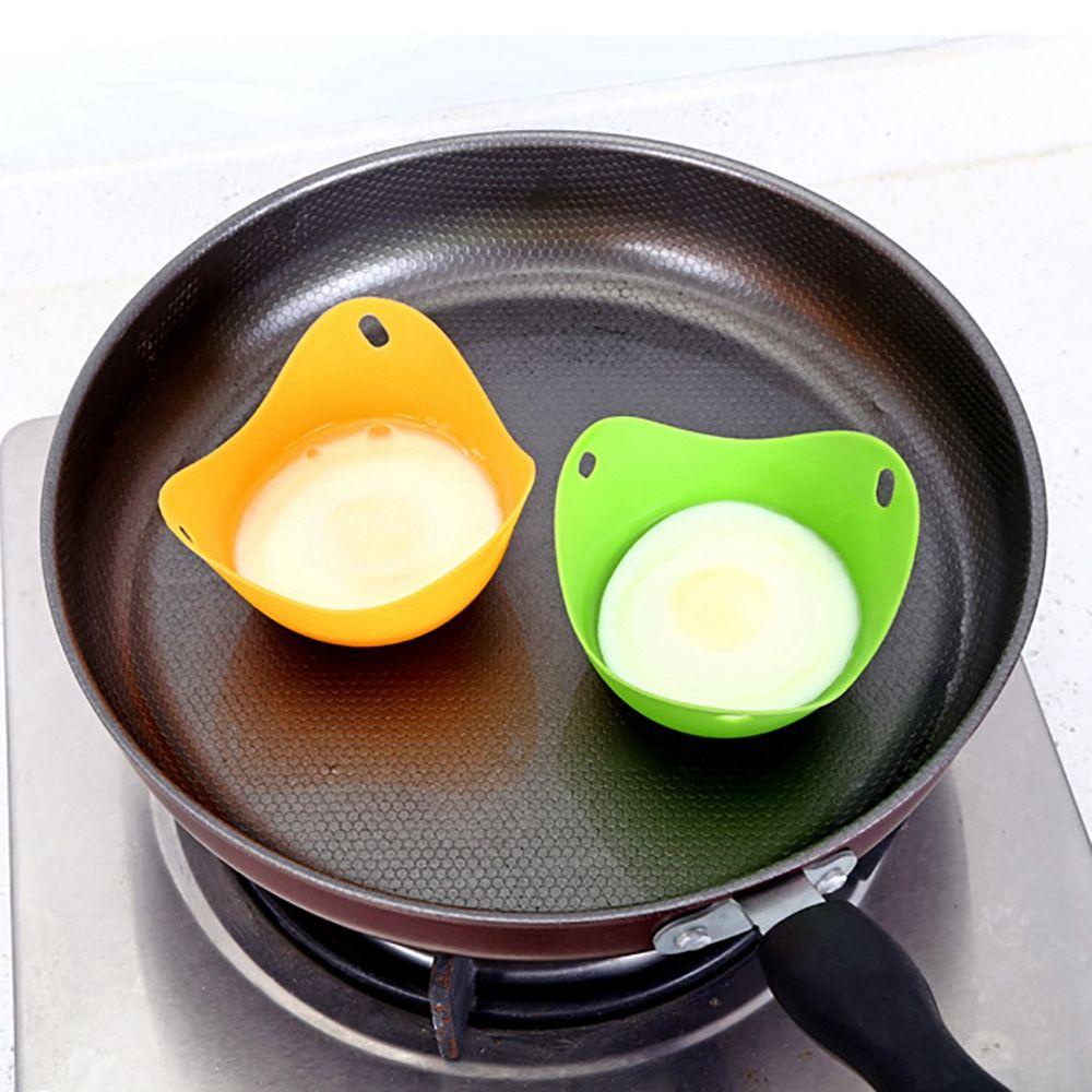 [Elegan] Cincin Aksesoris Perebus Telur Kreatif Silikon Holder Hangat Egg Steamer