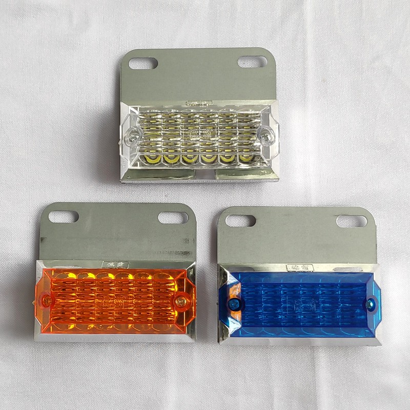 LAMPU LED TRUK 12LED LAMPU LED SAMPING TRUK TRAILER 12 LED 24V DC LAMPU LED MOBIL