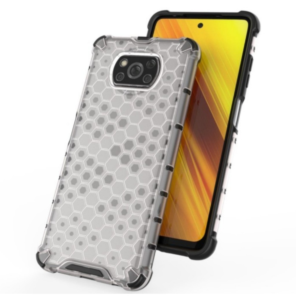 Rugged Armor Honeycomb POCO F3 F5 F4 F4 GT X5 X3 PRO NFC Case casing Cover