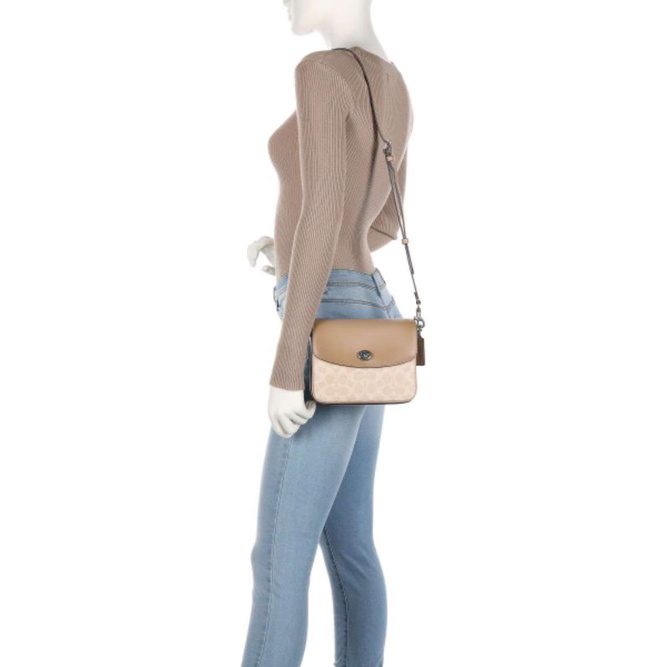 Coach Cassie Crossbody 19 In Signature Canvas - Cream(89089)