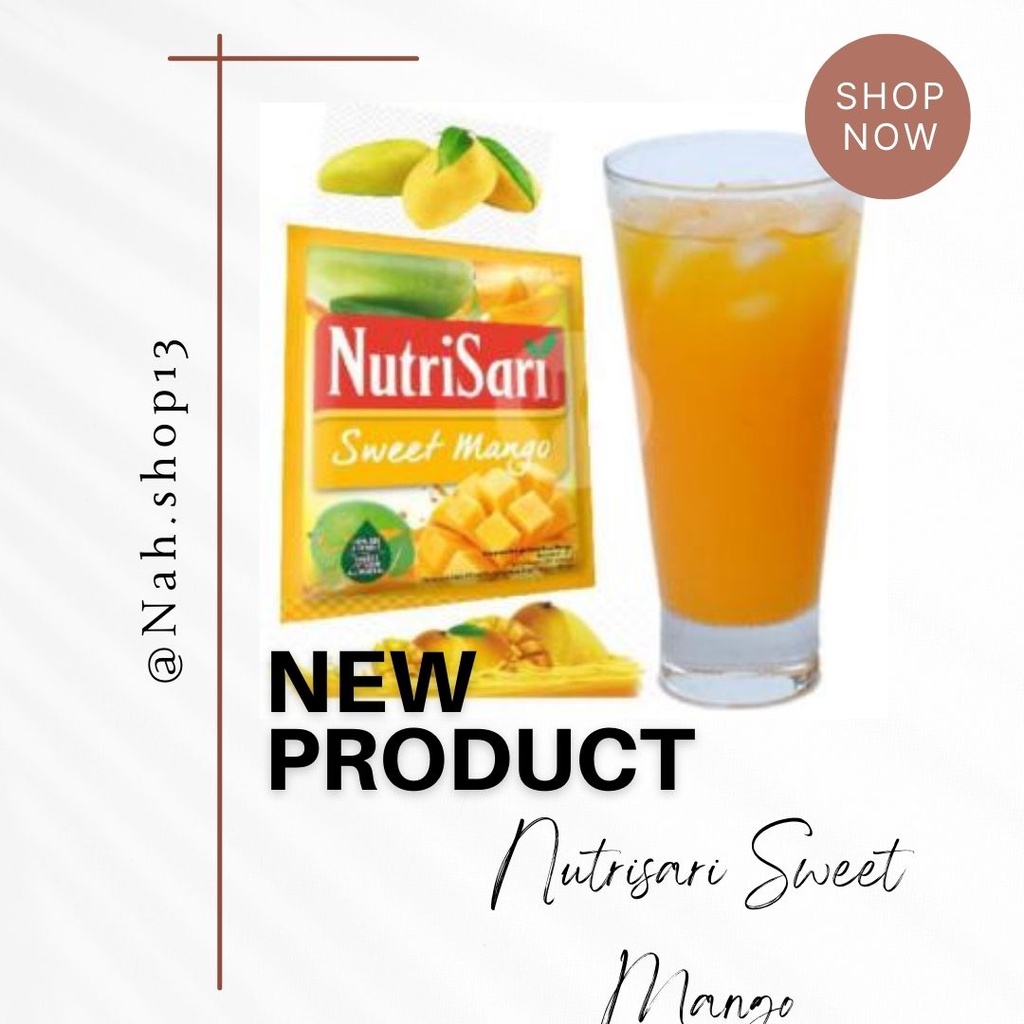 

NutriSari - Sweet Mango 1 sachet