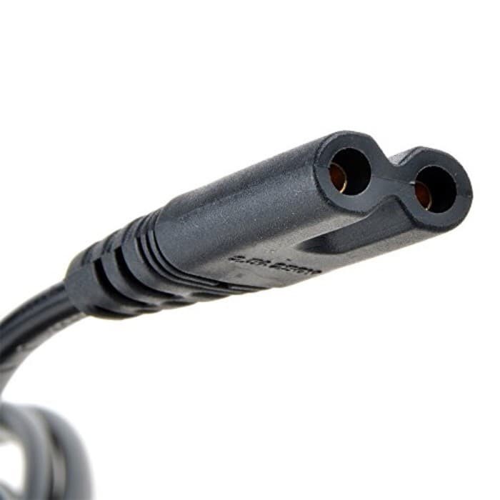 KABEL POWER PRINTER HP, EPSON Dan CANON - Hitam kabel power printer lubang 2/angka 8