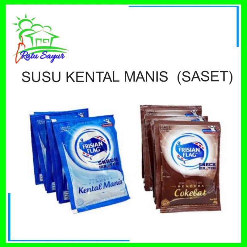 

susu kental manis sachshet 40gram/sayur ratu.id