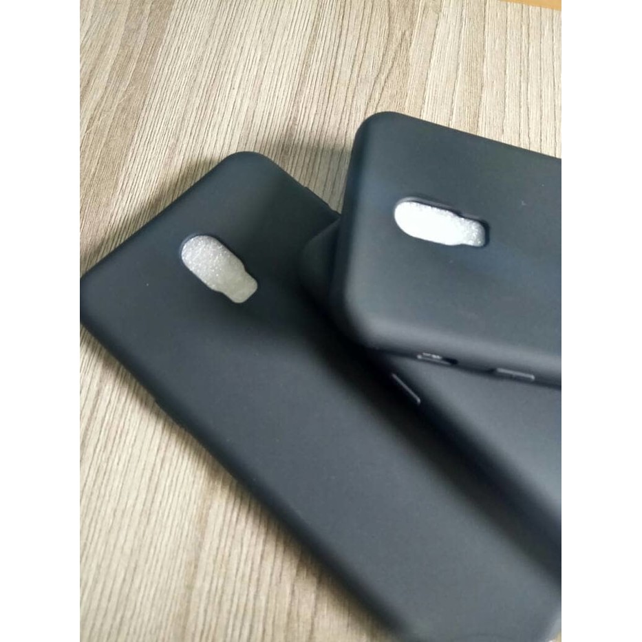 TPU BLACK MATTE ELASTIS SAMSUNG J7 PLUS J7+ MACARON SAMSUNG J7 PLUS