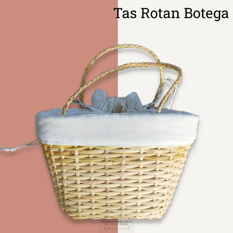Tas Rotan Botega/Keranjang Rotan/Tas Hampers