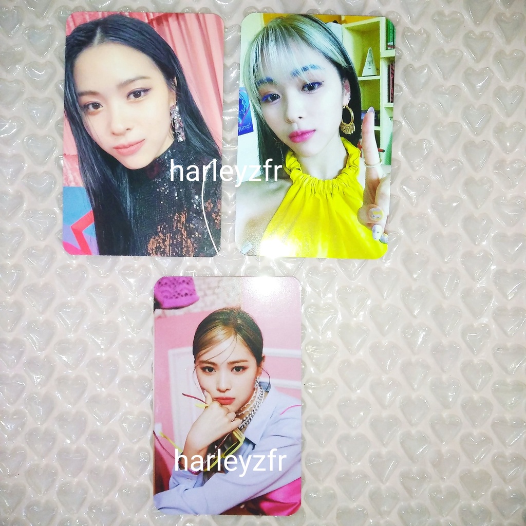 pc ryujin itzy mecima crazy in love cil album fs fansign photocard