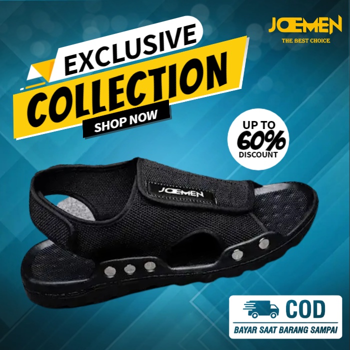 Sandal Pria Anak Muda casual Terbaru Sandal Pria kulit nyantai Harga Terjangkau  SENDAL SLIP ON SELO