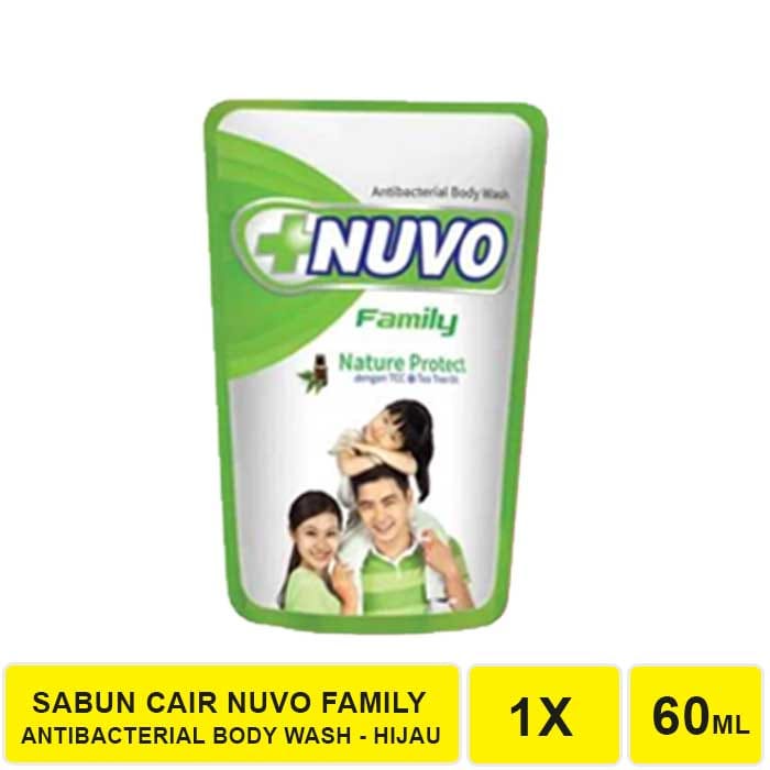 {MLTSTR)NUVO SABUN CAIR 60ML / NUVO BODY WASH 60ML