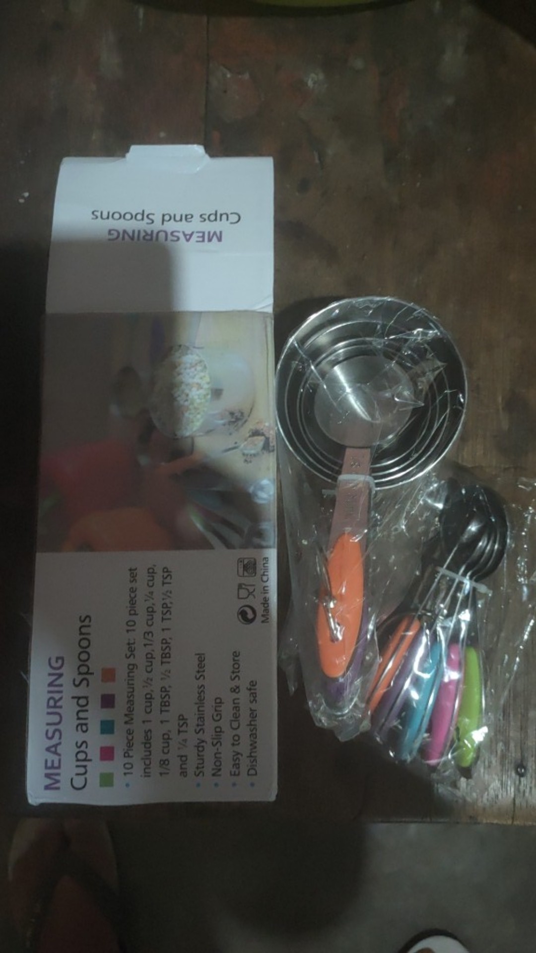 Aigootan Medan Alat Takar Stainless Steel (isi 10 Pcs) / Sendok Ukur / Measuring Spoon Cup Premium
