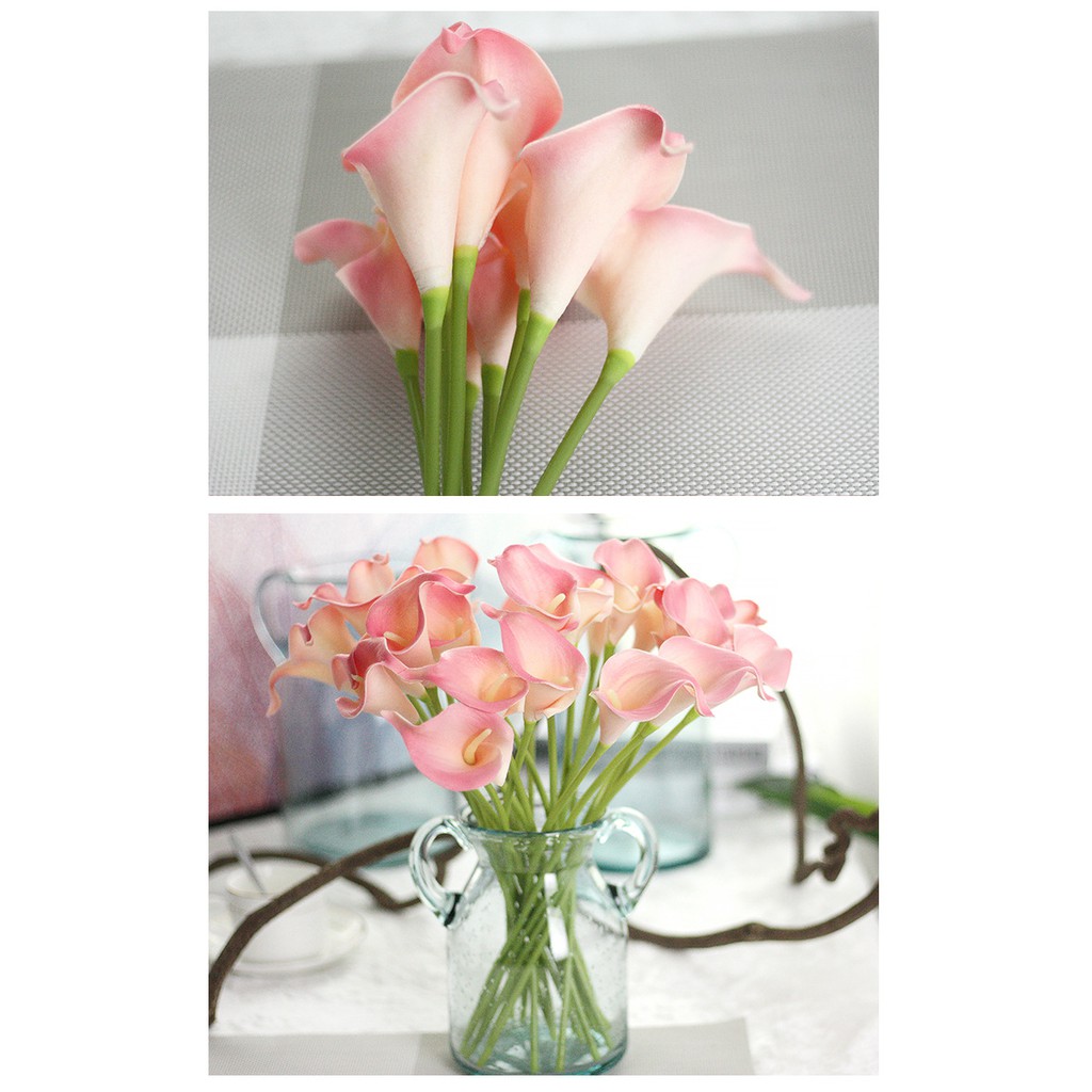 Bunga Artifisial / Bunga Simulasi - Tangkai Calla Lily Real Touch P35