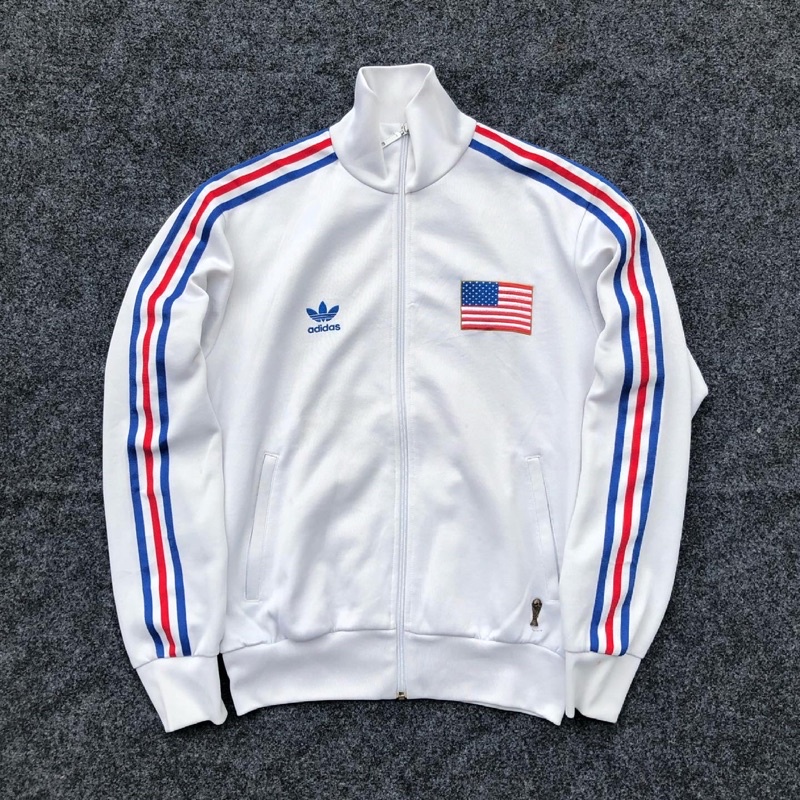 VINTAGE ADIDAS TRACKTOP USA SECOND DAN BEKAS