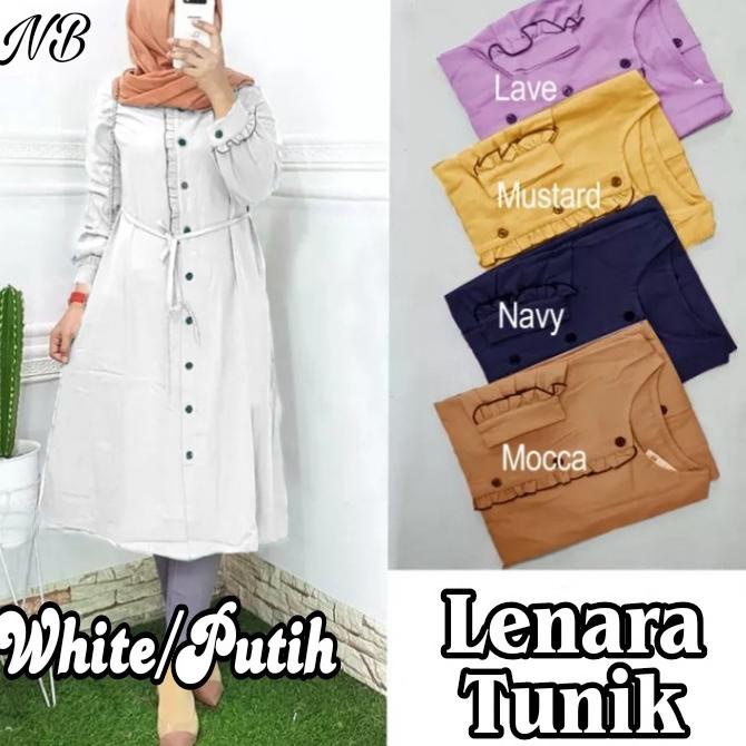 LENARA TUNIK / TUNIK WANITA/KEKINIAN/L/XXL///TUNIK VIRAL/JUMBO [UBR.21Jl22υ]