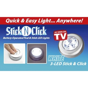 Stick n Click Touch Lamp Lampu Darurat tinggal Tempel dan Tekan