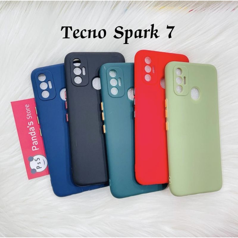 Case Tecno Spark 7 , Spark 6 Go Babycase + Pelindung Kamera, Makaron Full Color (PsS)