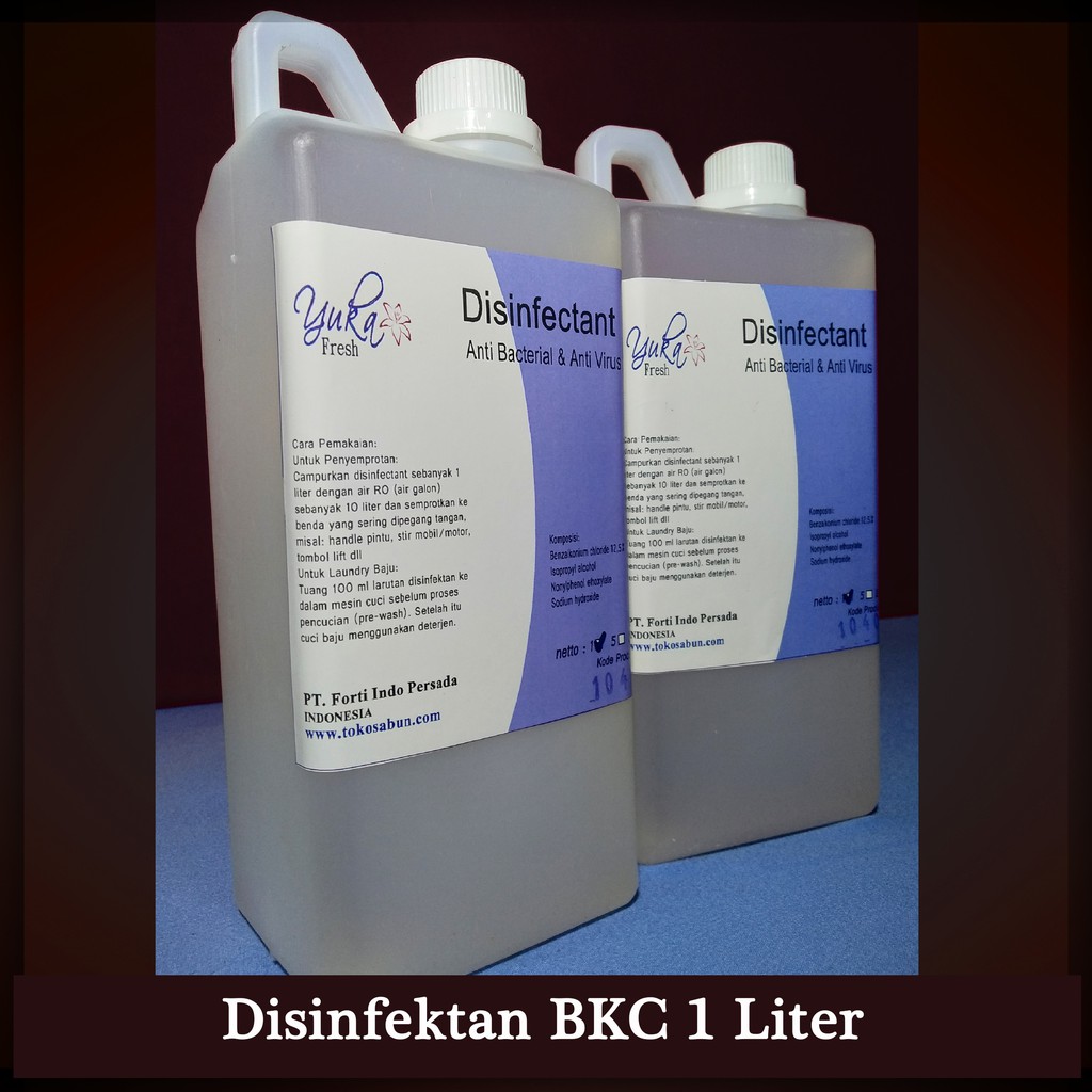 Disinfektan BKC 1 Liter / 1000 ml (Disinfectant / Desinfektan)