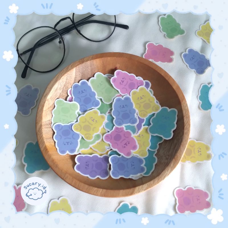 

[TERMURAH] Gummy Bear Stickers | Stiker Lucu | Stiker Deco | Stiker Jurnal | Stiker Murah | Cute Sticker | Stiker Cute | Stiker Scrapbook | Stiker Anti Air | Stiker Case | Stiker Aesthetic | Stiker Hp | Stiker Tumblr | Stiker Die Cut | Stiker kawai