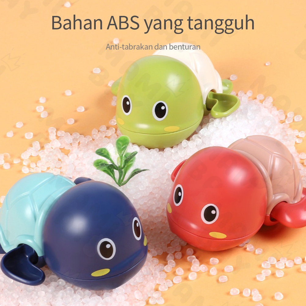 Mamibayi Mainan bayi turtle mainan mandi bayi jarum jam bath toys