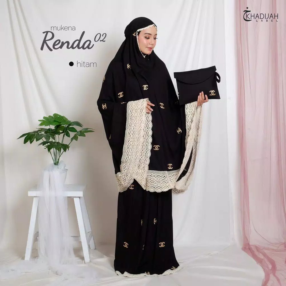 Mukena Dewasa Rayon Renda Semi Jumbo Mukena Bali Katun Brukat Motif Atasan Bawahan