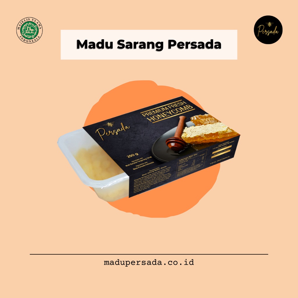 Jual Madu Sarang Persada Honey Comb 250 Gram Shopee Indonesia