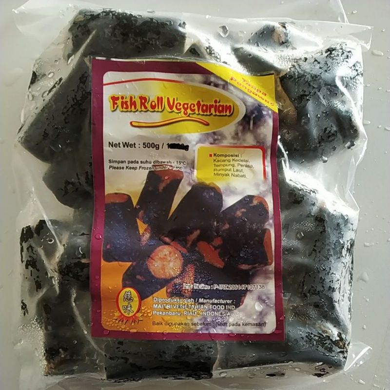 

fish roll vegetarian 500g / frozen food vegetarian / maitri vegetarian food ind. pekanbaru