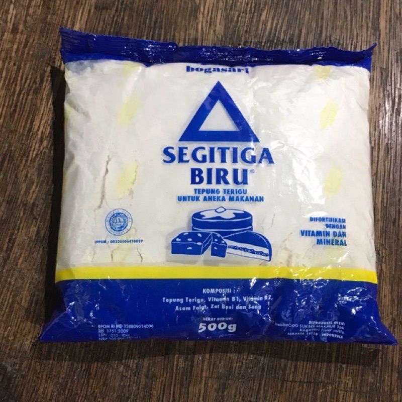 

tepung terigu segitiga biru 500gram murah bandung / tepung terigu serbaguna murah bandung