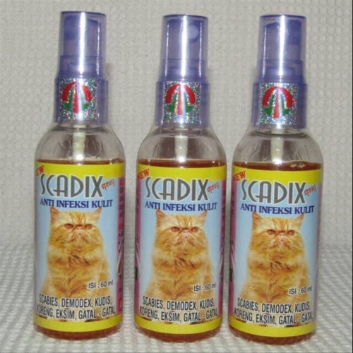 Jual Scadix Spray Ml Tms Infeksi Kulit Pada Kucing Shopee Indonesia