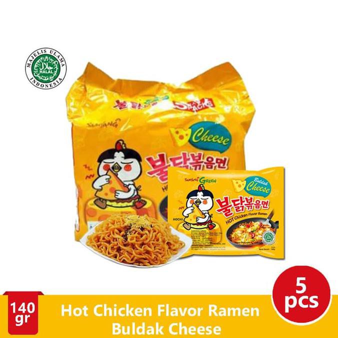 

Samyang Hot Chicken Ramen Cheese 140 gr @5pcs