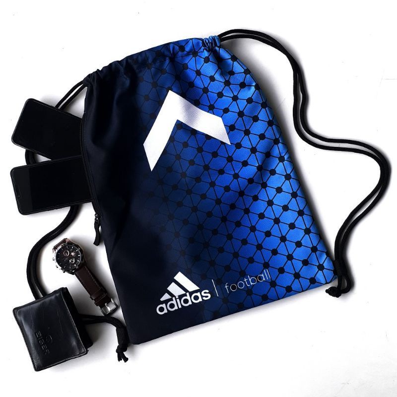 Tas Serut Futsal Stringbag Adidas Tas Sepatu Adidas Gymbag Sport