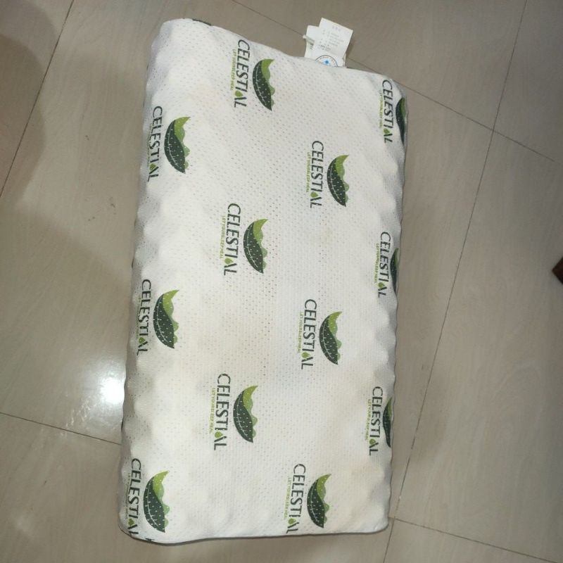 bantal kesehatan celestial pria laki 100% natural latex asli ori original USA garansi jamin jaminan