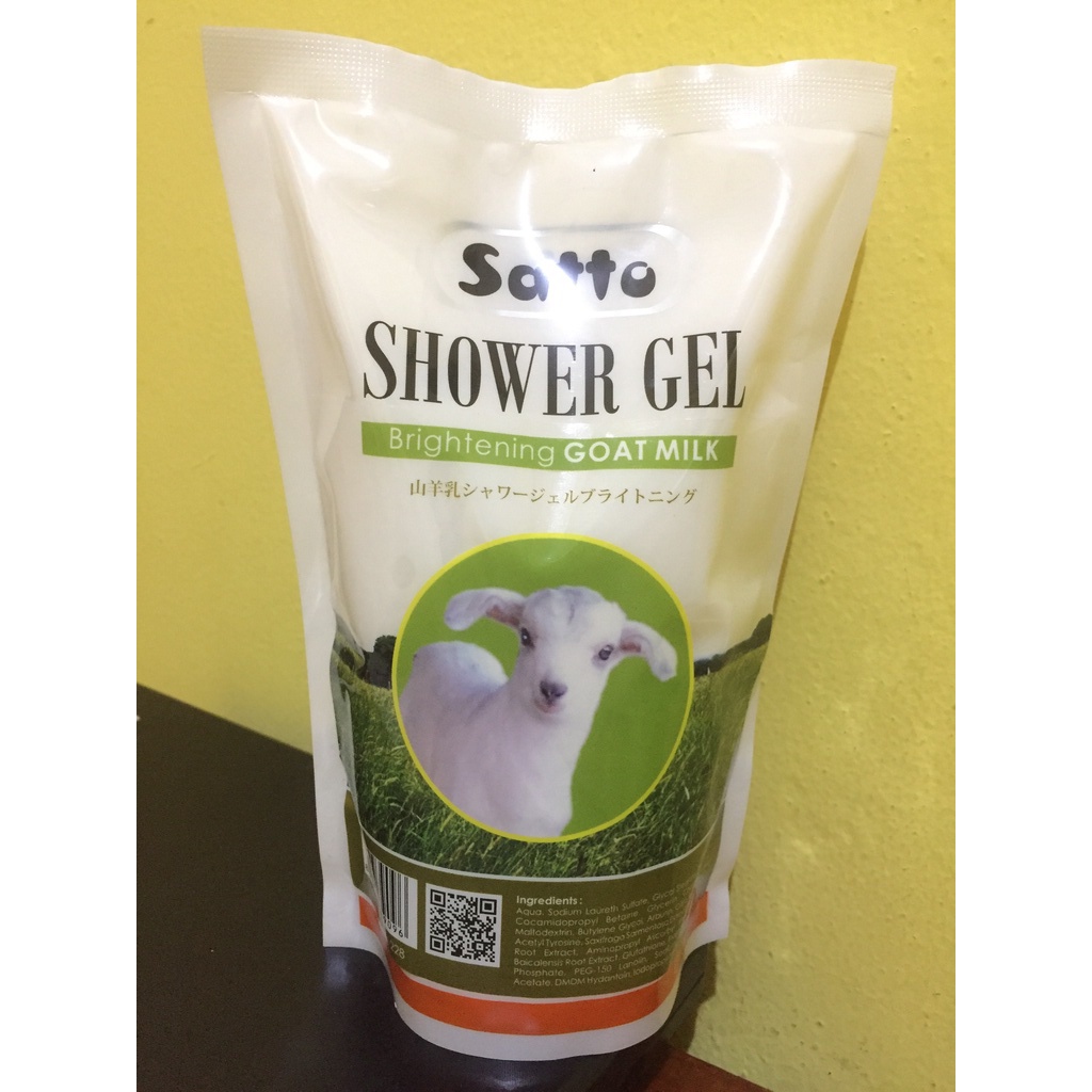 Satto Shower Gel Brightening Goat Milk 500ml