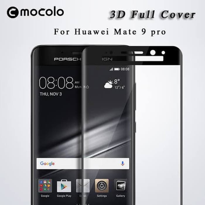 HUAWEI MATE 9 PRO 3D Tempered Glass Screen Curve Cover Full Curved ORIGINAL MOCOLO