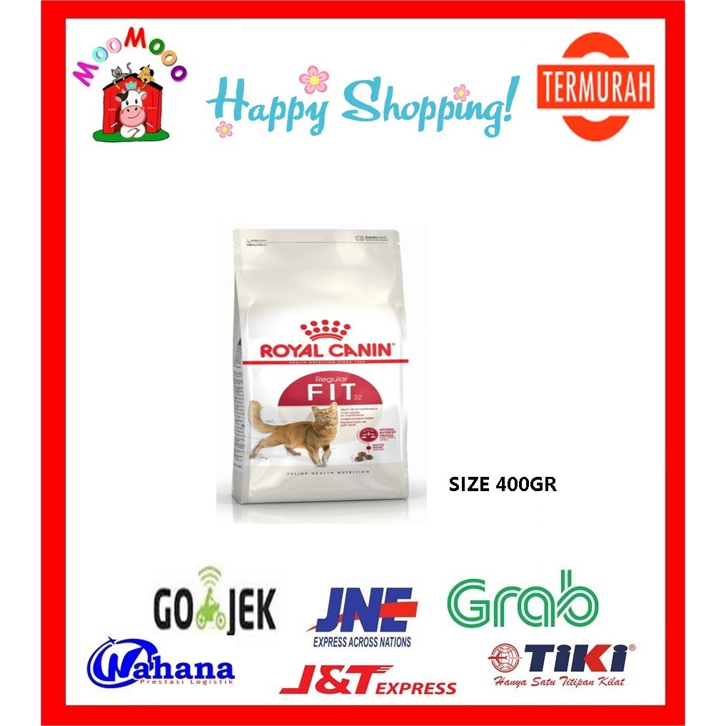 Royal Canin Fit 32 400gr - Makanan Kucing Dewasa / Cat Food