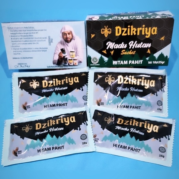 

MADU DZIKRIYA HUTAN HITAM SACHET ( 1 box isi 10 @25 gr )