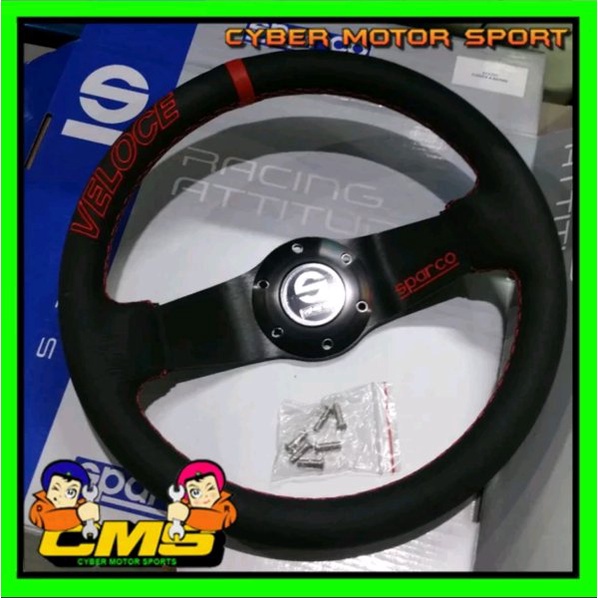Ori Stir racing universal 13inch. setir mobil . steer mobil universal