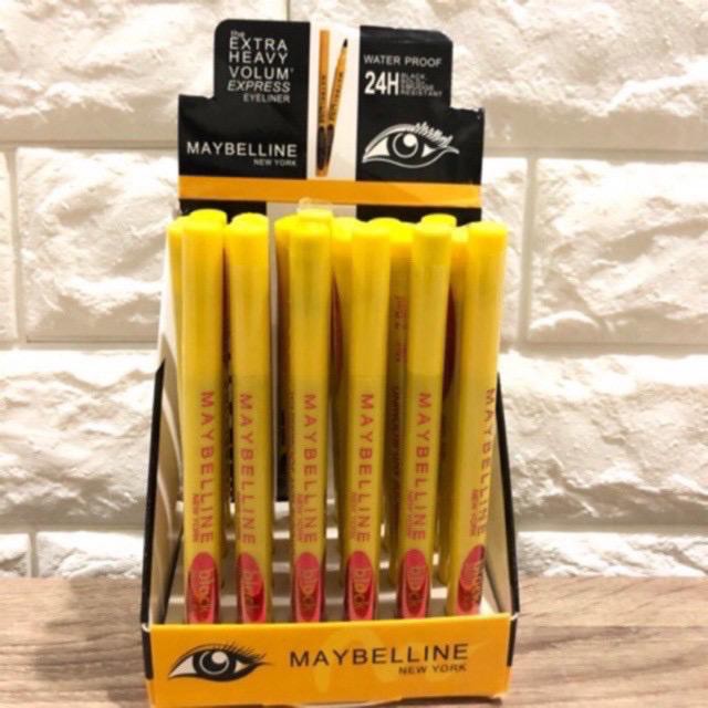 (CYBER) COD TERBARU MAYBELLINE EYELINER DAZZLING BLACK WATERPROOF/TAHAN LAMA/PIGMENTED