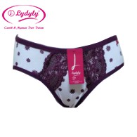 Lydyly - Celana Dalam L117 Motif Bunga&Renda Bahan Katun Cd Remaja