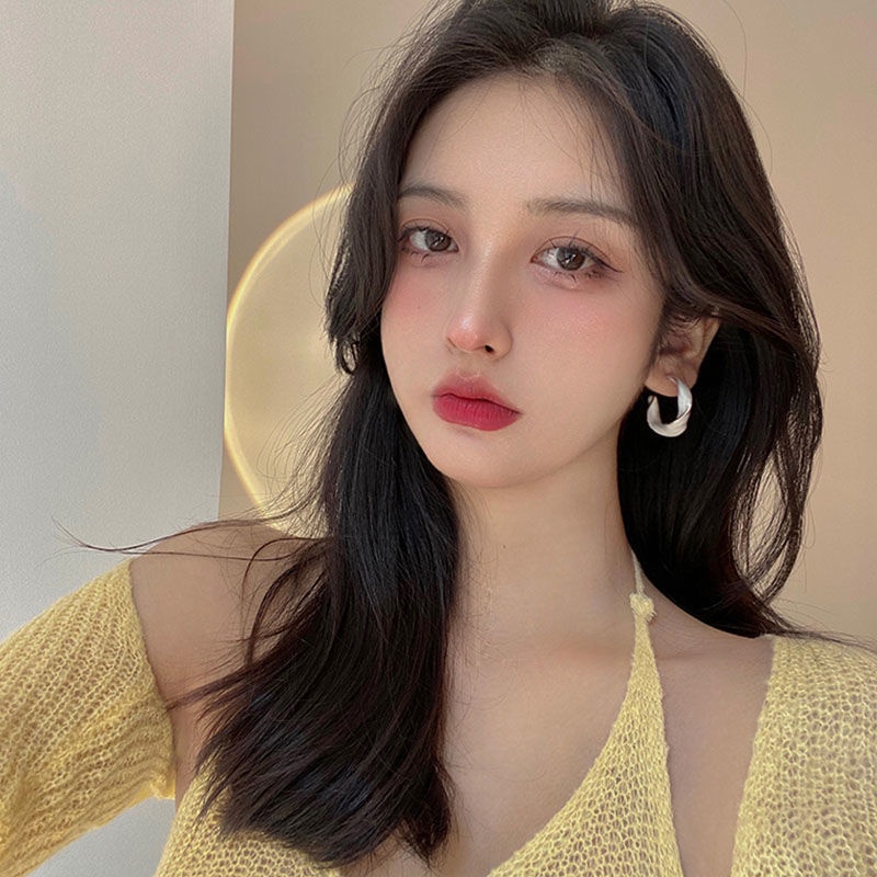 Bahasa Perancis minoritas-rasa anting-anting Korea anggun online influencer baru trendi wanita musim