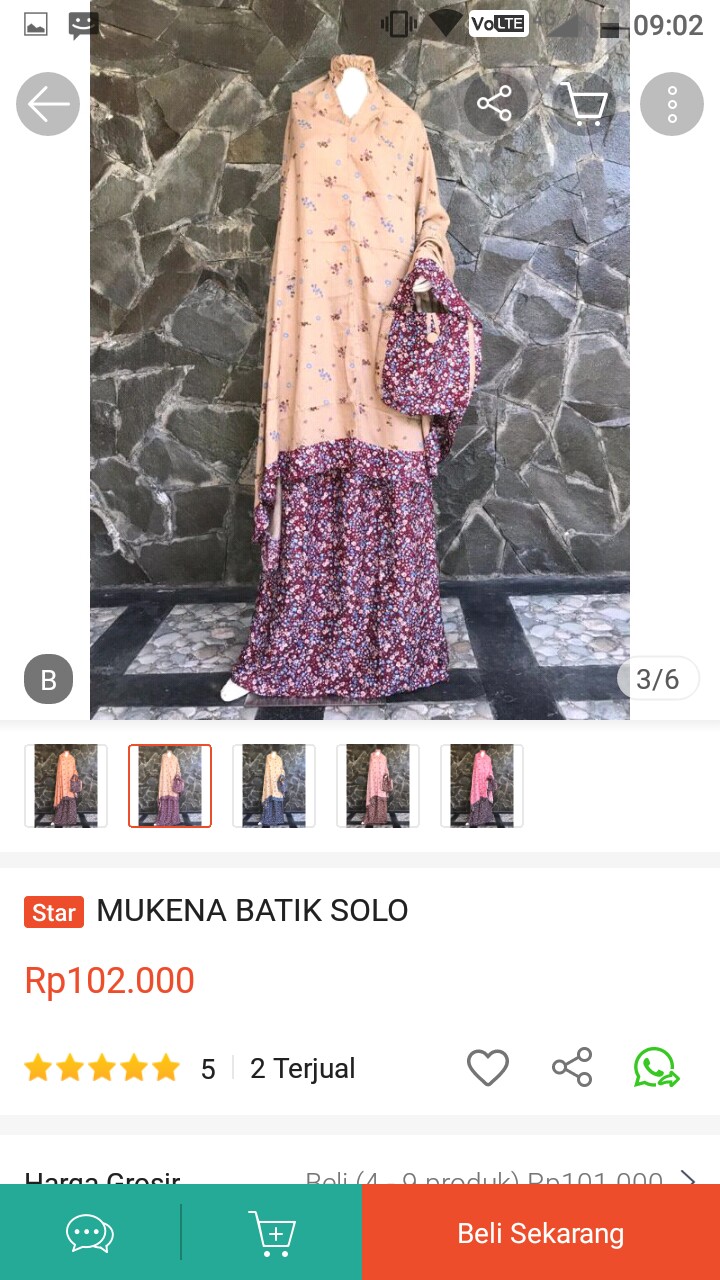 Mukena Batik Solo