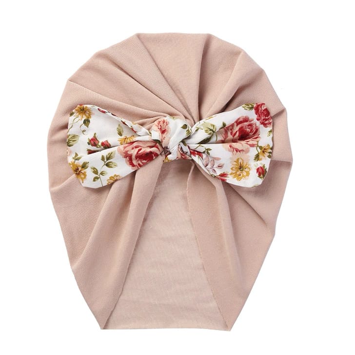 (pimenova) Turban Anak Bayi Pita Polos 0-3 tahun  Bandana Bayi Perempuan - Ciput Bayi lucu-Brown