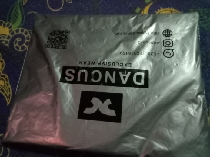 Kemeja Batik Pria Atasan Batik Modern Lengan Panjang Navy 2102.874.1