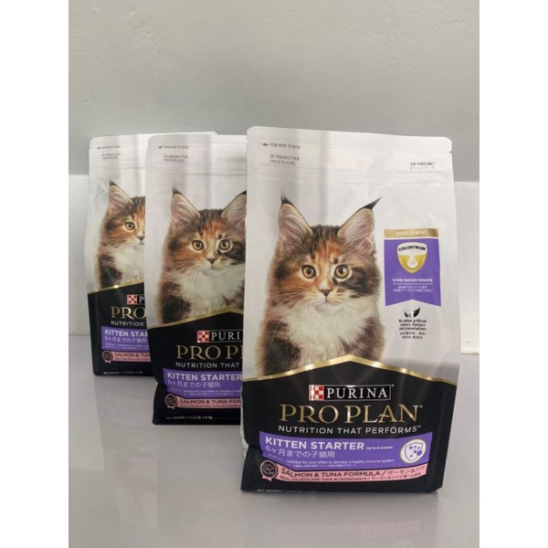 Makanan Kucing Proplan Kitten Starter Salmon &amp; Tuna Formula Kemasan 1,5KG / Pro Plan Kitten Starter