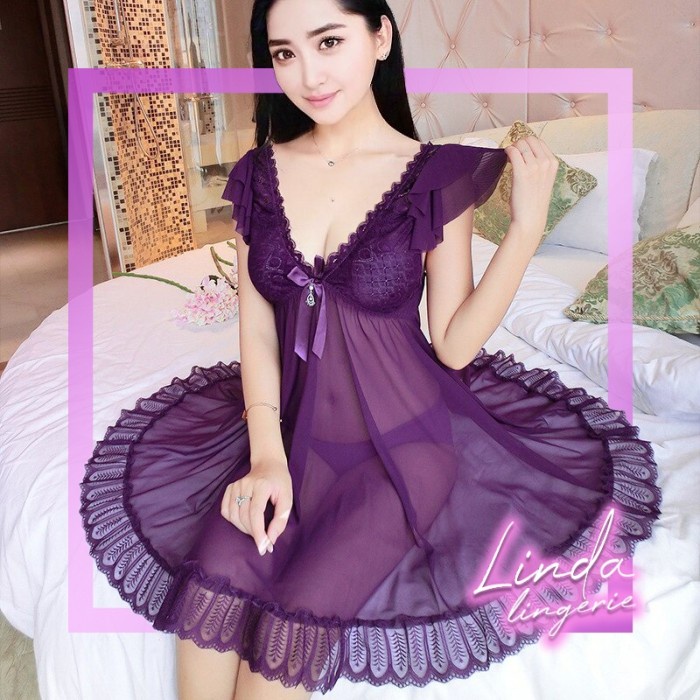 Baju Tidur - Lingerie Big Size / Baju Tidur Wanita Dewasa Jumbo/ Lingerie Sexy /